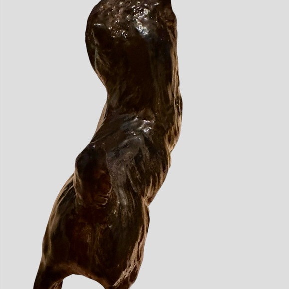 Vintage Hevener Sculpture Dog Terrier Figure Signed - Picture 6 of 6